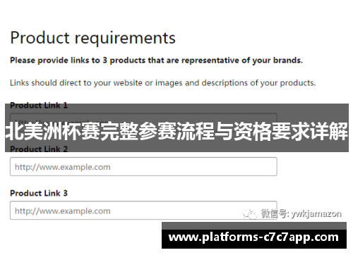 北美洲杯赛完整参赛流程与资格要求详解 北美洲杯赛完整参赛流程与资格要求详解